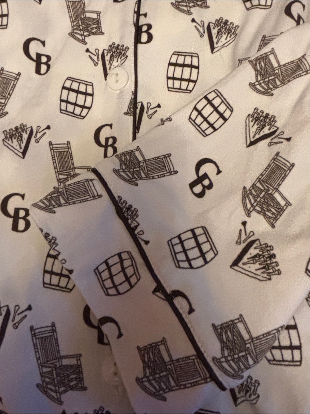 Cracker Barrel 2-piece pajama set, large NWOT - Picture 4 of 7